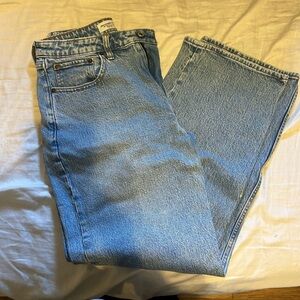 Abercrombie high rise relaxed jeans